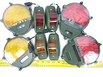 Humvee HMMWV Set Of 8 Lens Covers And Side Marker M998 Military Truck M1152 Etc. • $159.95