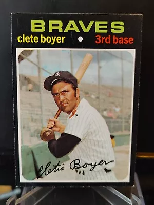 Clete Boyer 1971 Topps #374 - Atlanta Braves • $1.25