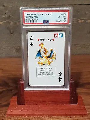 $3499.99 • Buy 1998 Pokemon Blue Back Playing Card Poker Card Charizard #006 PSA 10 POP 2