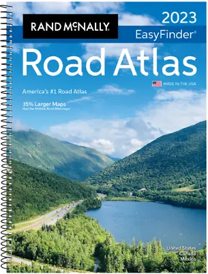 $19.50 • Buy Rand Mcnally USA Road Atlas 2023 BEST Large Scale Travel Maps United States NEW