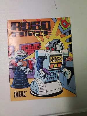 Vintage Robo Force Mini Comic Book CBS Toys Ideal Maxx Steele 1984 Warrior Robot • $5