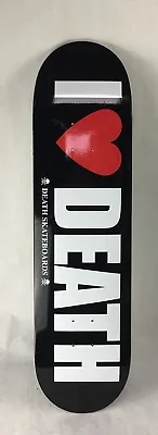 I Love Death  - Death Skateboards 8.25   With Grip & Free Shipping • $47.99