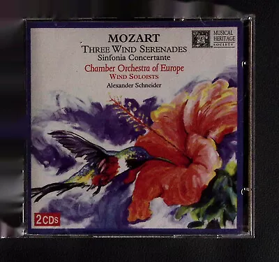 Mozart - 3 Wind Serenades - 2 CDs Musical Heritage Society  BRY00003 • $2.99
