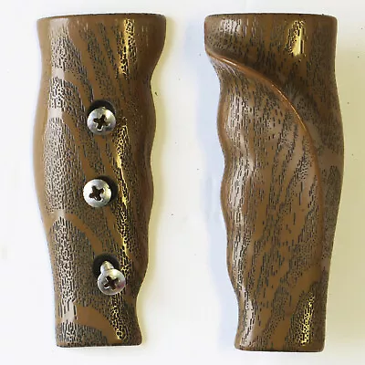 1970-1974 Dodge Plymouth MOPAR 4 Speed HURST ORIGINAL OEM Pistol Grips Woodgrain • $299.95