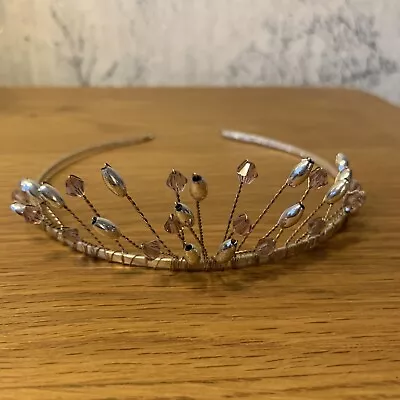 Wedding Brides Bridesmaid Tiara Pink & Silver New In Box • £19.99