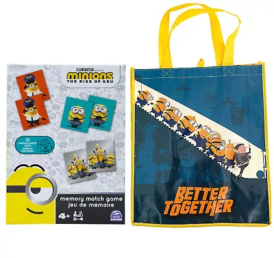 New 2pc Despicable Me 3 Memory Match Game  & Reusable Tote. Ages 3+ • $11.99