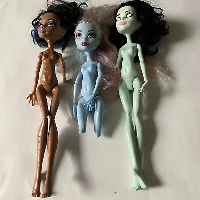 Lot Of 3 Monster High Dolls Parts (as Is) • $19.95