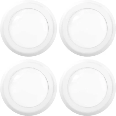 Sunco 4 Pack 5/6” LED Disk Lights Flush Mount Ceiling Light Fixture Recessed 300 • £35.66