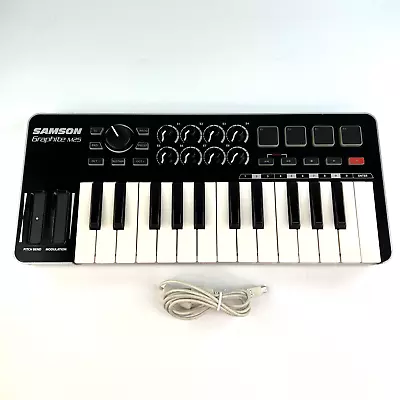 Samson Graphite M25 USB MIDI Controller 25-Key Keyboard - TESTED • $34.95