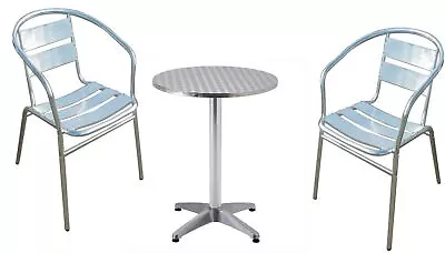 SupaGarden Aluminium Table And Chairs Bistro Set • £130.90