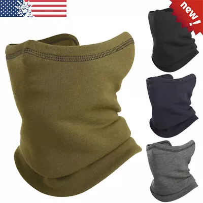 Winter Fleece Neck Gaiter Windproof Ski Half Face Mask Scarf Warmer Balaclavas • $5.89