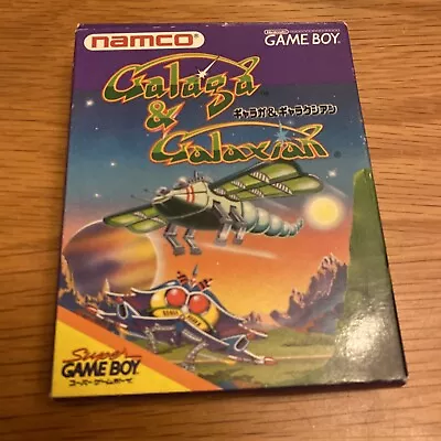 Nintendo Gameboy Galaga And Galaxian Japanese Version Boxed With Manual Gwo • £34.99