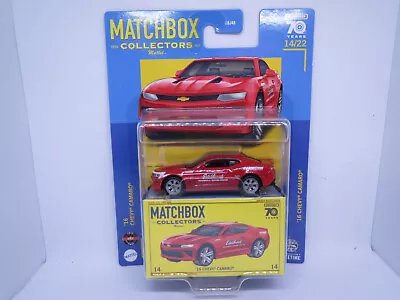 Matchbox Collectors Series 2023 - 2016 Chevy Camaro Edelbrook - 14/22 NEW • $19.95