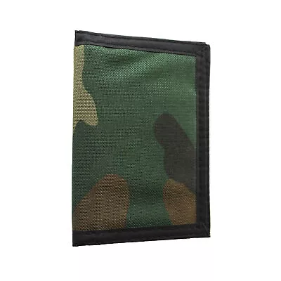 Camouflage Design Wallet With Zip Coin Compartment • £3.85