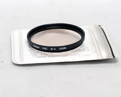 Vivitar 55mm 81A VMC Multi Coated Warming Filter 35mm SLR Film DSLR Digital • $4.50