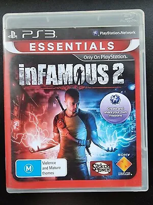 Infamous 2 PS3. Very Good. Complete Boxed • $24.95