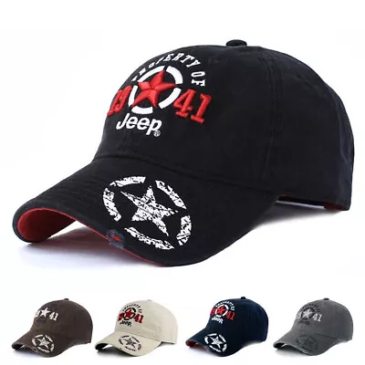 Jeep 1941 Baseball Cap Sunproof Cotton Sports Adjustable Adult Men Women Cap • $9.99