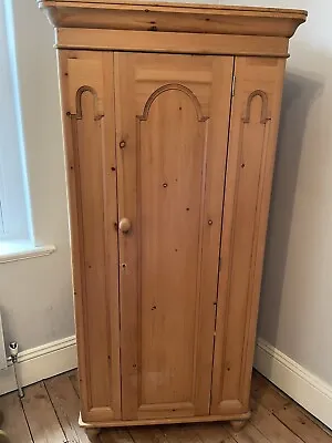 Pine Bedroom Wardrobe / Headboard / Cabinet Set • £100