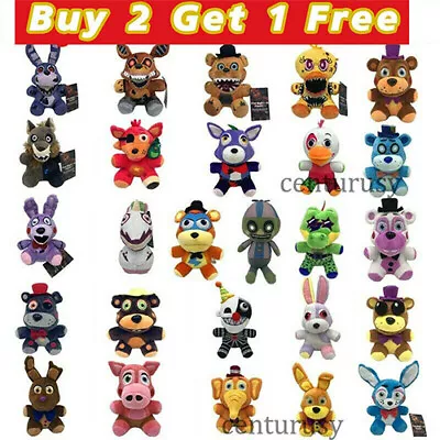 $14.38 • Buy FNAF Five Nights At Freddy's Plush Doll Plushies Soft Toy Glamrock Foxy Kid Gift