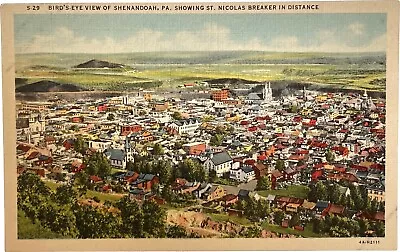 St. Nicholas Breaker Shenandoah Pennsylvania Vintage Postcard • $13.49