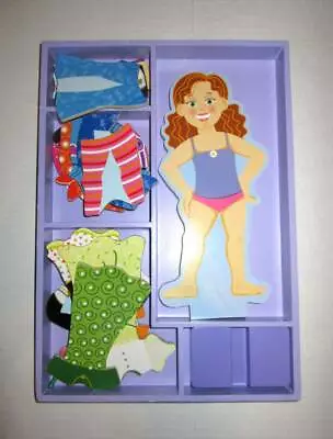 Melissa And Doug Magnetic Wooden Dress Up Maggie Leigh 24 Piece Set • $6