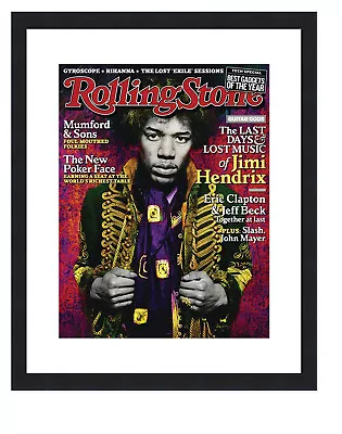 Rolling Stone Magazine Frame (Pub.10/08-6/18 )? Fits Magazine Size 8 X 11 • $40.95