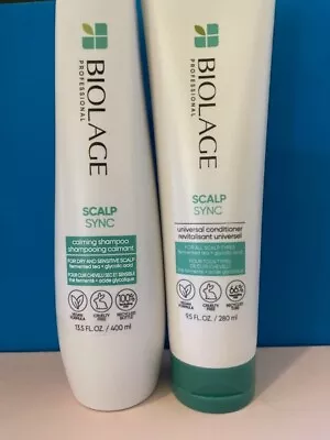 MATRIX BIOLAGE SCALP SYNC Calming Shampoo & Scalp Sync Universal Conditioner • $39.90