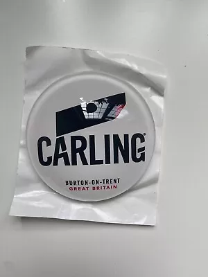 Carling Round Fisheye Badge Beer Pump Font Mancave Pub Bar Brewery • £9.99