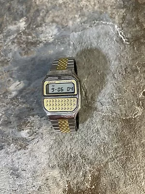 VINTAGE PULSAR MENs CALCULATOR ALARM QUARTZ • $125