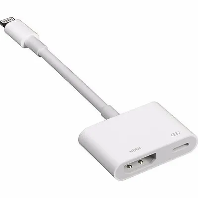 Lightning To HDMI Adapter(Apple MFI Certified)iPhone And Ipaid HDMI Digital • £12.99