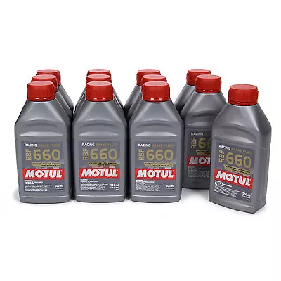 Motul Usa 101667 Brake Fluid 660 Degree Case/12-1/2 Liter Brake Fluid RBF 660 F • $348.61