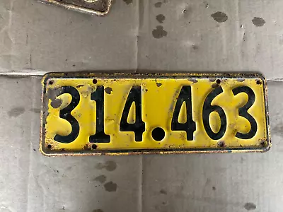 1961-1966 New Zealand License Plate • $45