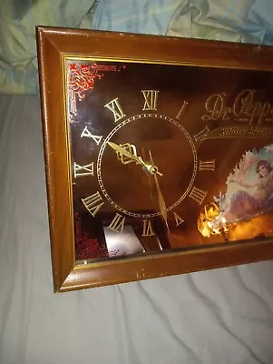 Vintage Dr Pepper Clock Nice Quality • $80