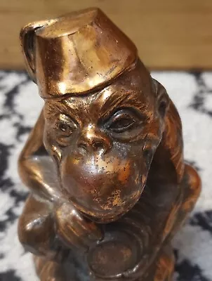 Vintage KOKO The Wise Monkey Metal Still Figural Bank-Neat • $11.70