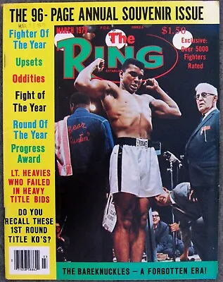 $0.99 • Buy Vintage Ring Boxing Magazine March 1979 Annual Souvenir Issue Muhammad Ali