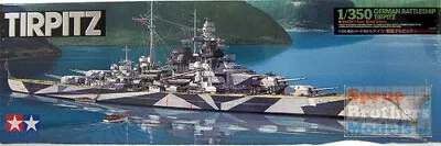 TAM78015 1:350 Tamiya German Battleship Tirpitz #78015 • $116.69