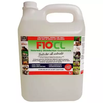 F10 CL Avian Disinfectant Concentrate 5 Litre • £60.43