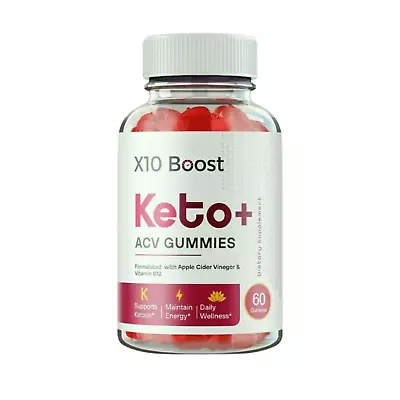 X10 Boost Keto ACV Gummies X10 Boost Gummies Weight Loss (60 Gummies) • $18.95