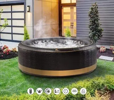 Inflatable Hot Tub Portable Bubble Spa Exotic 6 Persons Garden Pool MSPA UK • £449.99