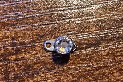 £3 • Buy Titanium Clear Crystal Microdermal Attachment 1.2 Mm Thread 4 Mm Diameter 