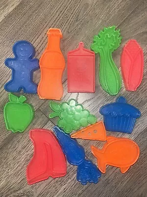 Vintage Mattel Tuff Stuff Toy Play Food Grocery Cart Replacment 12 Pieces 1972 • $9.99