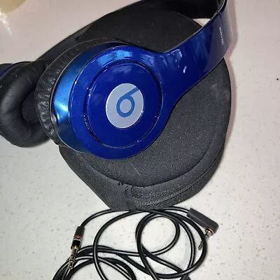 Beats Solo HD Headphones Blue Color Replacement Cable  Very Nice • $22.99