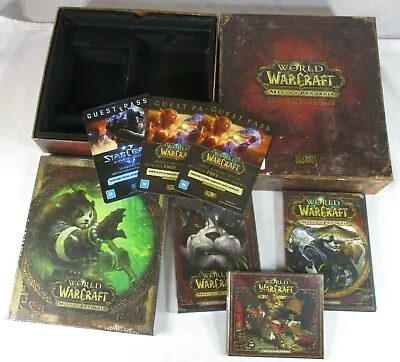 World Of Warcraft Mists Of Pandaria Collector's Edition Pc Game Book Dvd • $124.95