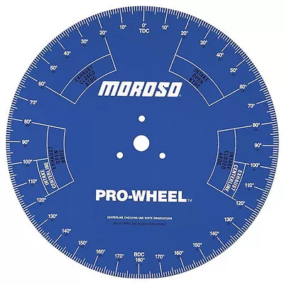 Moroso 62191 18'' Cam Degree Wheel Chevy Ford Small Big Block SBC BBC SBF BBF • $84.99