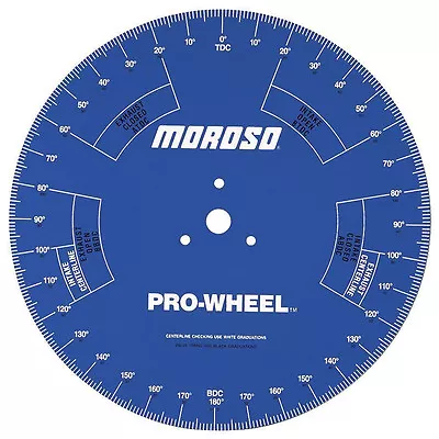 Moroso Engine Camshaft Degree Wheel 62191 / Pro Degree Wheel 18  Blue Steel • $84.99