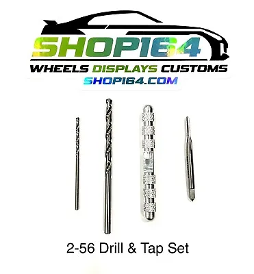 2-56 Tap + Handle + Drill Bits For Hot Wheels & Other 1/64 Customs & Restoration • $22