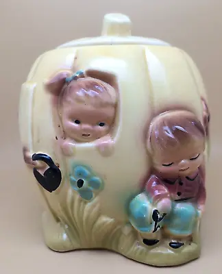 Vintage Rrrp Roseville Ohio Peter Peter Pumpkin Eater Cookie Jar Usa Wow *read* • $49.99