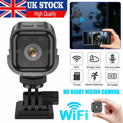 Smart Wireless WiFi Mini Camera HD 1080P IR Night Vision Home Security Camcorder • £4.99