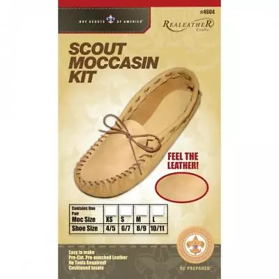 Realeather Crafts Leather Kit 8/9-Size Scout Moccasin • $31.99