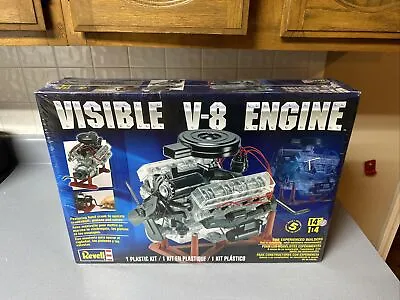 $88 • Buy REVELL 85-8883 VISIBLE V8 ENGINE MODEL KIT 1:4 SCALE  Factory Sealed